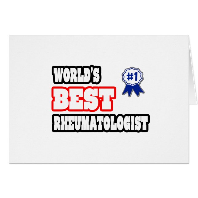 World's Best Rheumatologist (Front Horizontal)