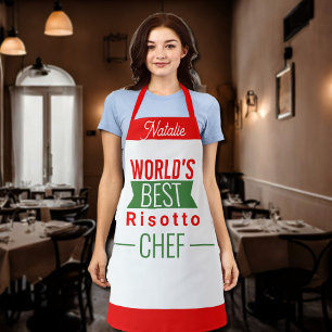 World's Best  Risotto Chef   -  personalised Apron