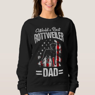 WORLD'S BEST Rottweiler Dad Father's Day Pet Dog O Sweatshirt