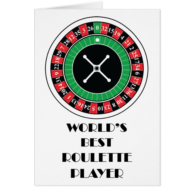 World's Best Roulette Player (Front)