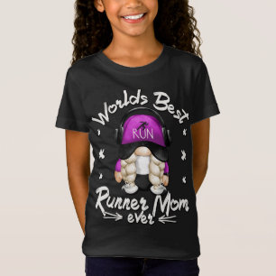 Worlds Best Running Mum Design With Funny Runner G T-Shirt