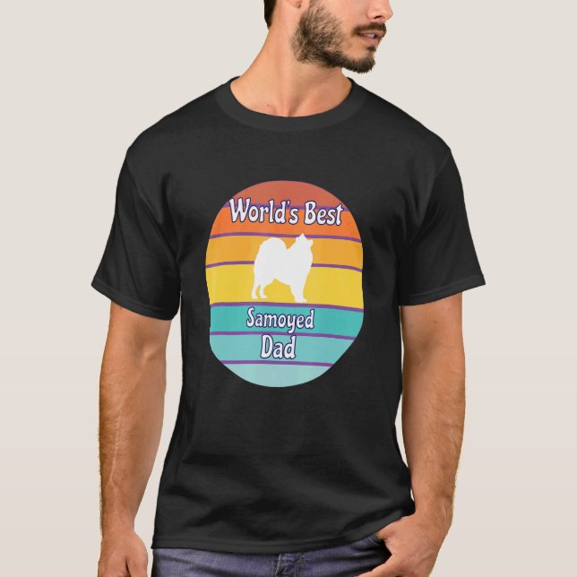 World's Best Samoyed Dad T-Shirt (Front)