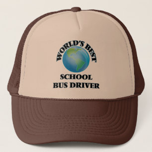 World's Best School Bus Driver Trucker Hat