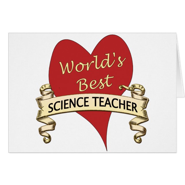 World's Best Science Teacher (Front Horizontal)