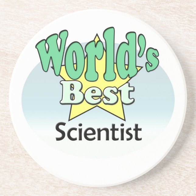 World's best Scientist Coaster (Front)