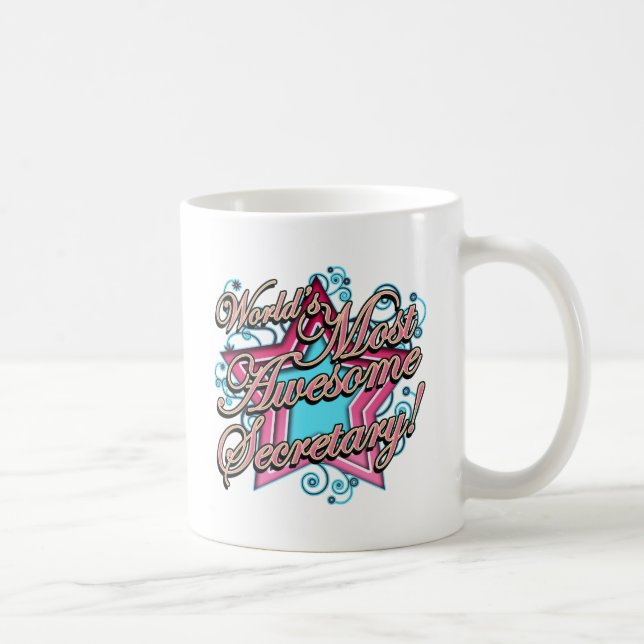Worlds Best Secretary Coffee Mug (Right)