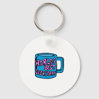 Worlds Best Secretary Key Ring