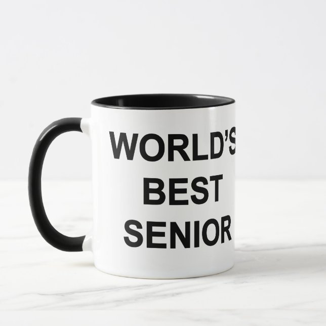 World's Best Senior Mug (Left)