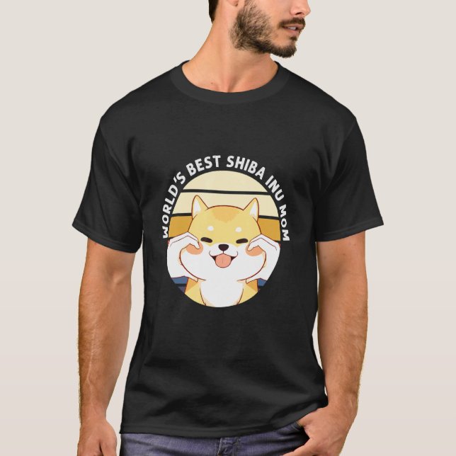 Worlds Best Shiba Inu Mum T-Shirt (Front)