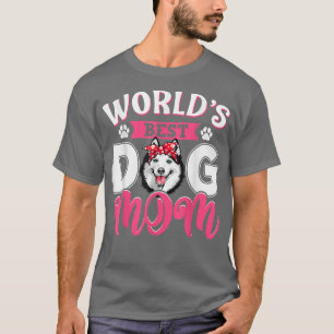 World's Best Siberian Husky Dog Mom Funny Mother's T-Shirt