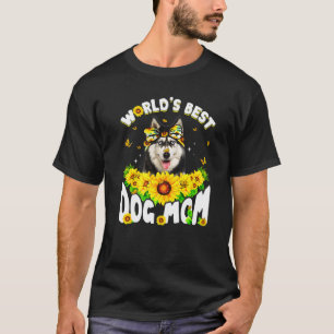 World's Best Siberian Husky Dog Mum  Mother's Day T-Shirt
