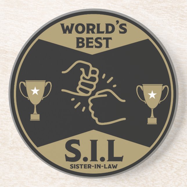 World's Best Sister-In-law Coaster (Front)