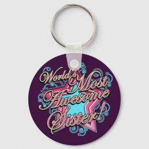 Worlds Best Sister Key Ring