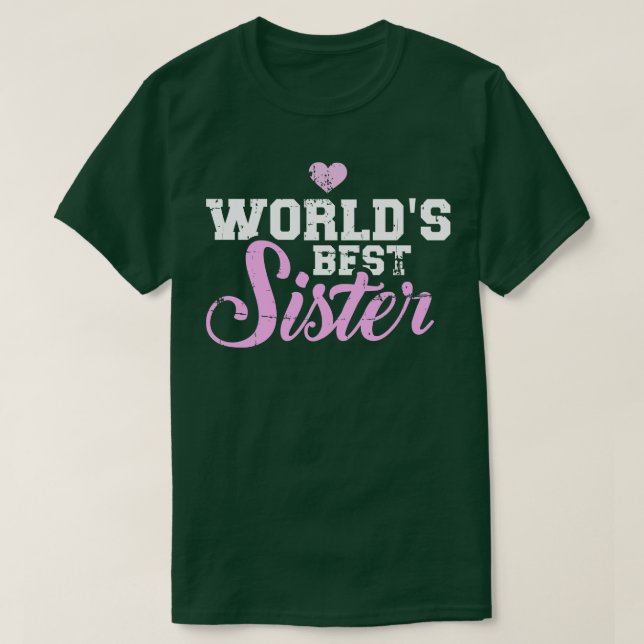 Worlds best sister T-Shirt (Design Front)