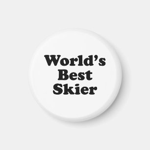 World's Best Skier Magnet