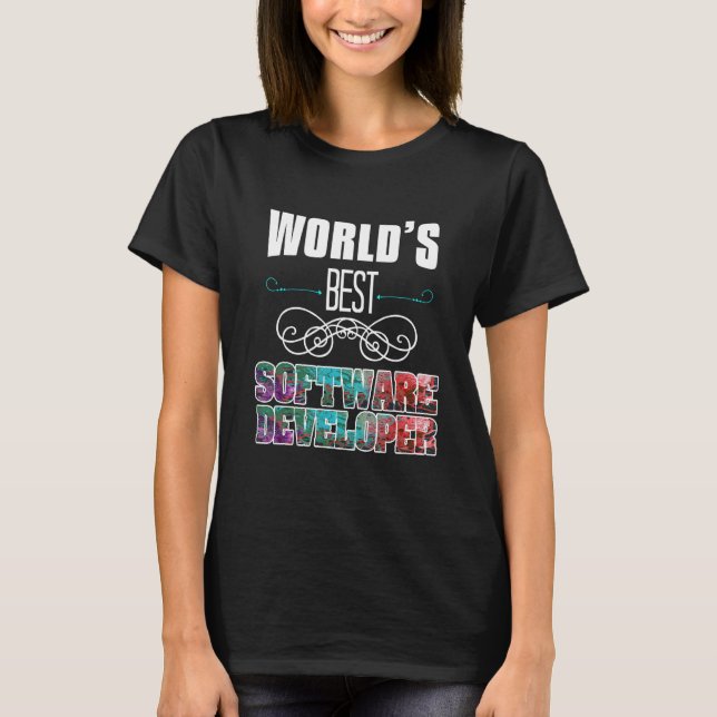 World's Best Software Developer T-Shirt (Front)