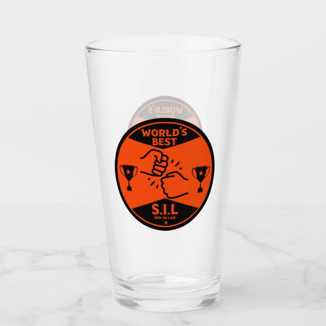 World's Best Son-In-Law Glass (Front)