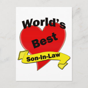 World's Best Son-In-Law Postcard