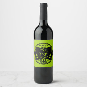 World's Best Son-In-Law Wine Label
