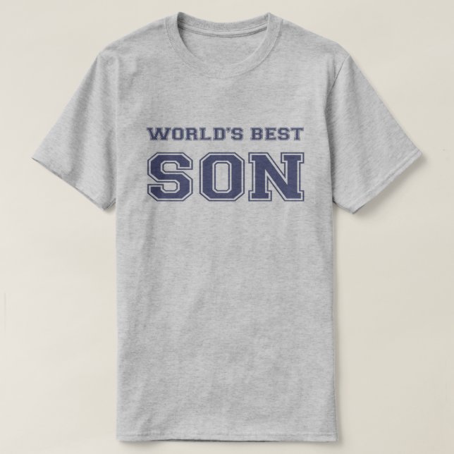 World's Best Son T-Shirt (Design Front)