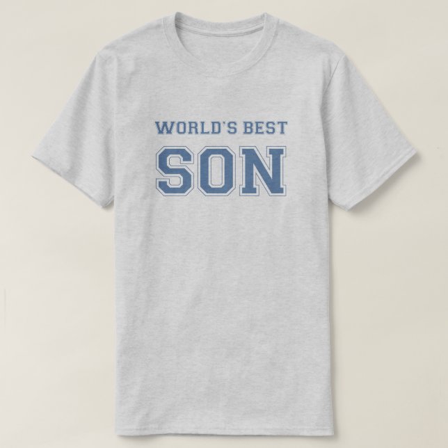 World's Best Son T-Shirt (Design Front)