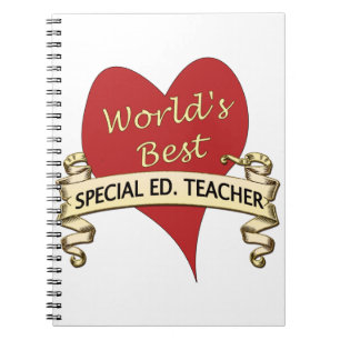 World's Best Special Ed. Teacher Spiral Notebook