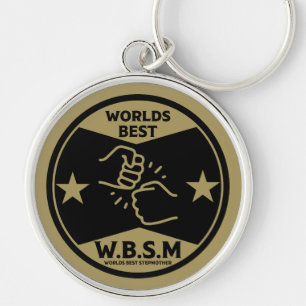 WORLDS BEST STEP MOTHER KEY RING