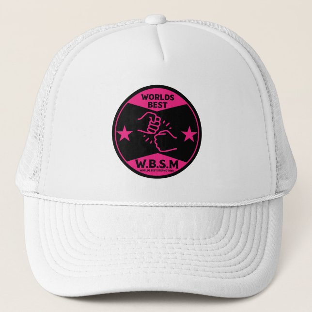 WORLDS BEST STEP MOTHER TRUCKER HAT (Front)