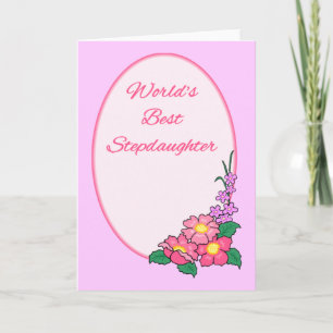 World's Best Stepdaughter Holiday Card