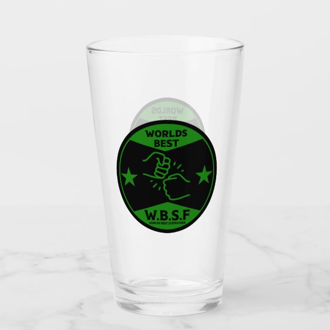 WORLDS BEST STEPFATHER GLASS (Front)