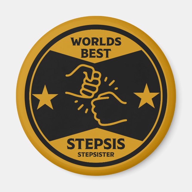 Worlds Best Stepsister Magnet (Front)