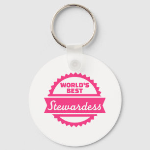 World's best Stewardess Key Ring