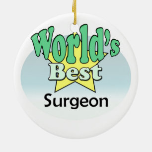 World's best Surgeon Ceramic Tree Decoration