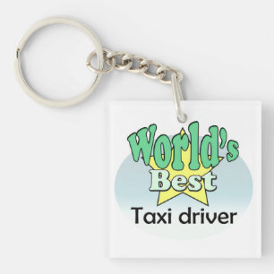 World's best taxi driver key ring