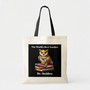 World's best Teacher add name Tote Bag