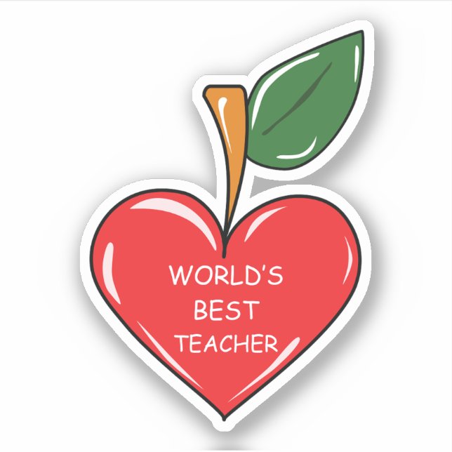 worlds best teacher apple fun (Front)