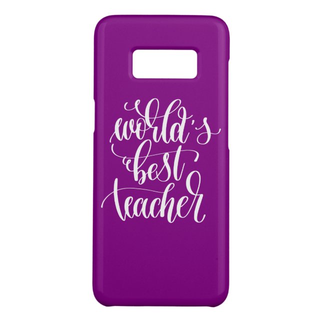 World's Best Teacher Case-Mate Samsung Galaxy Case (Back)