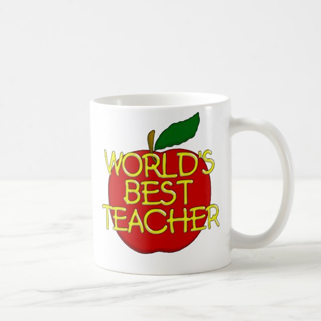 World's Best Teacher Coffee Mug (Right)