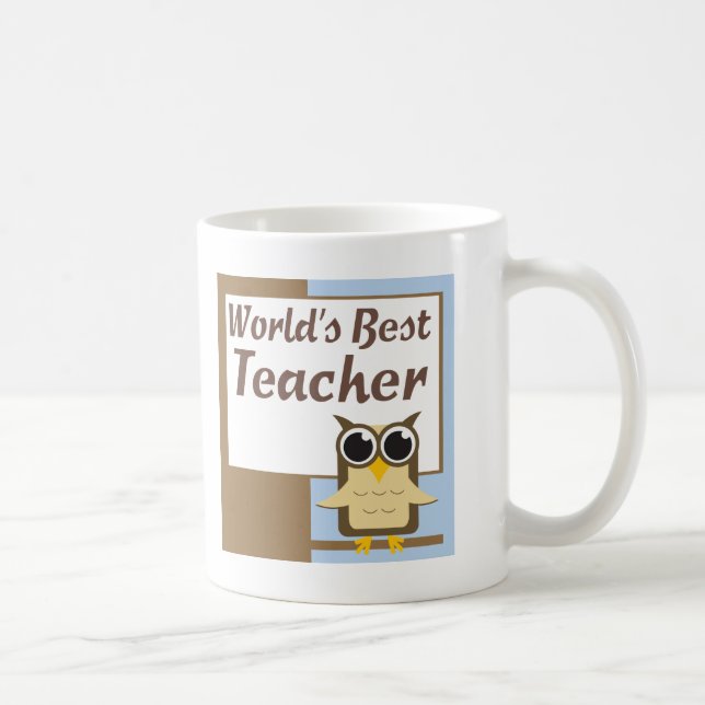 Worlds Best Teacher Coffee Mug (Right)