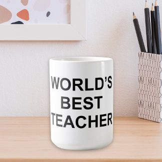 World's Best Teacher Coffee Mug