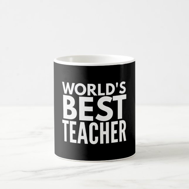 Worlds Best Teacher Coffee Mug (Center)