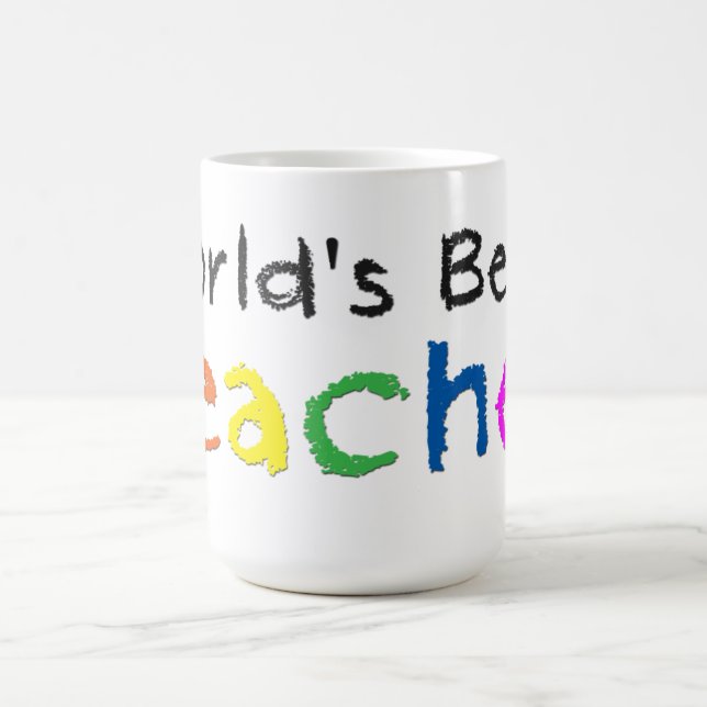 World's Best Teacher Coffee Mug (Center)