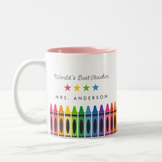 World's Best Teacher Gift Mug (Left)