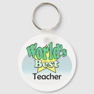 World's Best Teacher Key Ring
