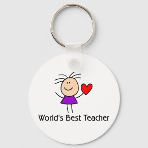 World's Best Teacher Key Ring