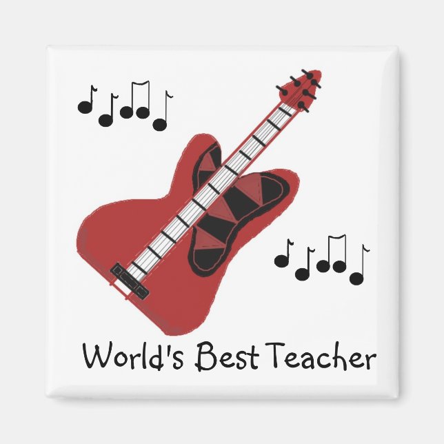 Worlds Best Teacher Magnet (Front)