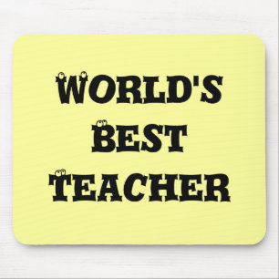 World's best teacher mousepad