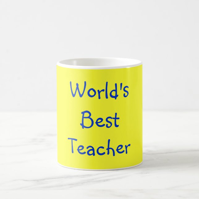 World's Best Teacher Mug (Center)