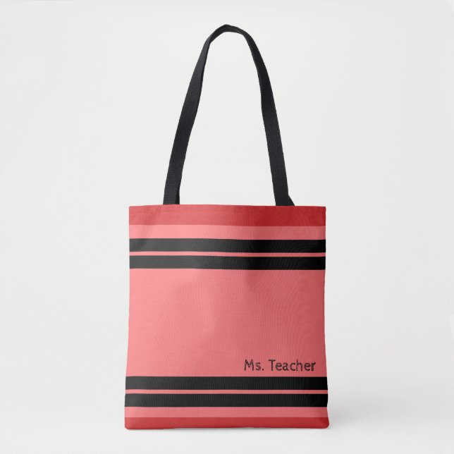 World's Best Teacher | Teacher Gift | Crayon Tote (Front)