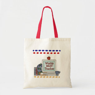 Worlds Best Teacher Tote Bag